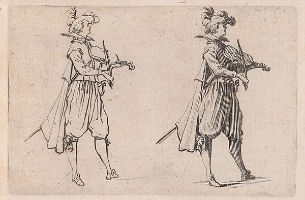 Le Jouer de Violon (The Violin Player), from "Les Caprices" Series B, The Nancy Set