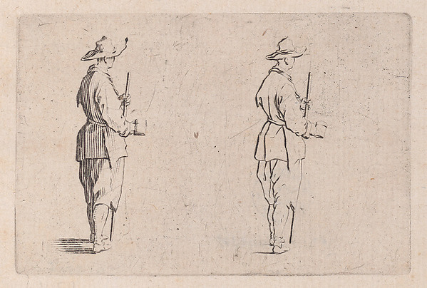 Le Paysan Tenant un Gobelet (The Peasant Holding a Cup), from Les Caprices Series B, The Nancy Set