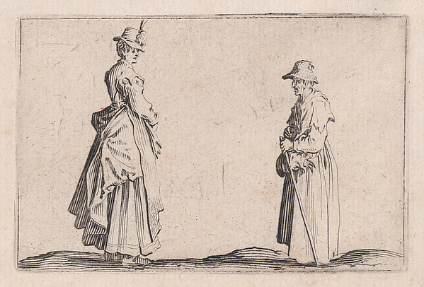 Deux Femmes de Profil (Two Women in Profile), from Les Caprices Series B, The Nancy Set