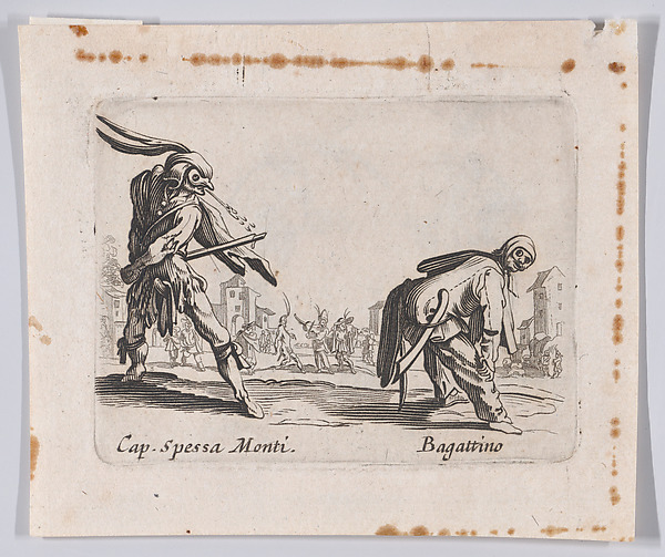 Copy of Capitano Spessa Monti and Bagattino, from "Balli di Sfessania" (Dance of Sfessania)