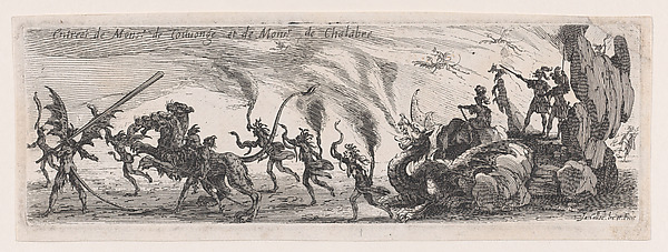 Entrée de MM. de Couvonge et de Chalabre (Entrance of Monsieur de Couvonge and of Monsieur de Chalabre), from Le Combat a la Barrière in the Palace at Nancy by Henri Humbert, printed by Sebastien Phillipe