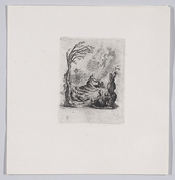 Reverse Copy of Jésus au Jardin des Oliviers (Jesus in the Garden of Olives), from La Petite Passion (The Little Passion)