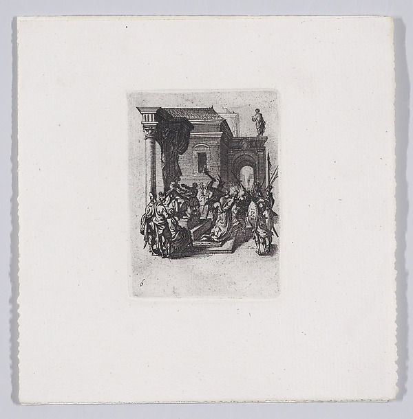 Reverse Copy of La Condamnation a Mort (Jesus Sentenced to Death), from La Petite Passion (The Little Passion)