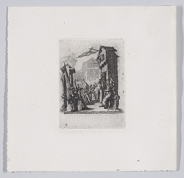 Reverse Copy of Jésus Comparait Devant Caiphe (Jesus Appears Before Caiaphas), from La Petite Passion (The Little Passion)