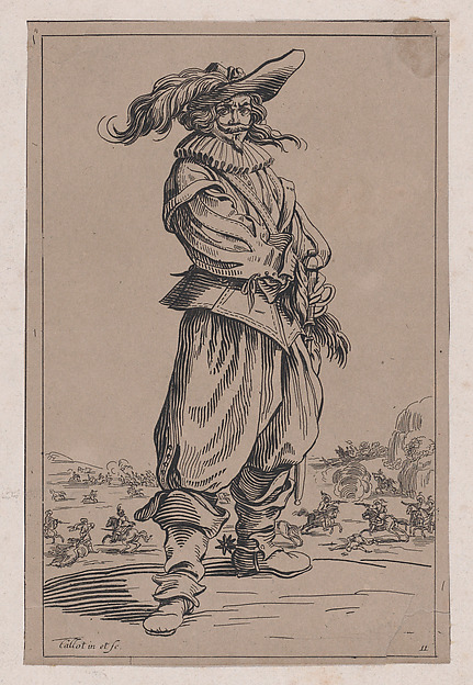 Copy of Le Guerrier au Chapeau Orné d'une Grande Plume (The Officer with a Large Feather in His Hat), from La Noblesse (The Nobility)