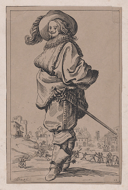 Copy of Le Gentilhomme au Plastron de Fourrure (The Gentleman with a Shirt Front of Fur), from La Noblesse (The Nobility)