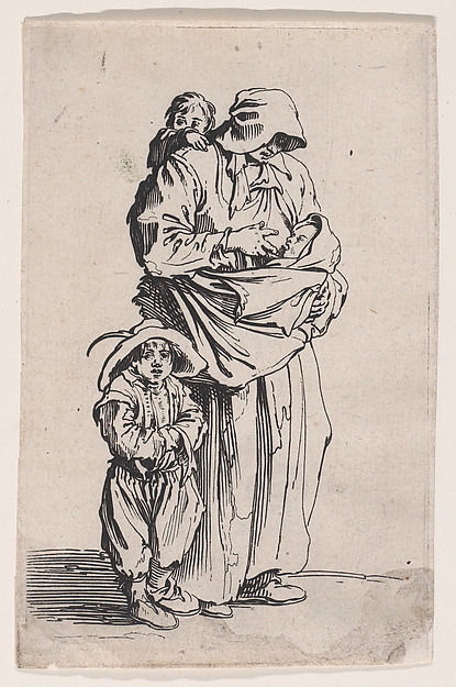 La Mère et ses Trois Enfans (The Mother and her Three Children), from Les Gueux suite appelée aussi Les Mendiants, Les Baroni, ou Les Barons (The Beggars, also called the Barons)