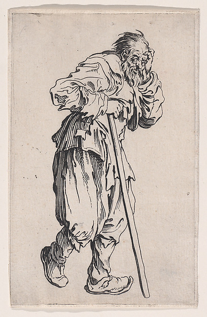 La Gueux Appuye sur son Baton (The Beggar Leaning on his Cane), from Les Gueux suite appelée aussi Les Mendiants, Les Baroni, ou Les Barons (The Beggars, also called the Barons)