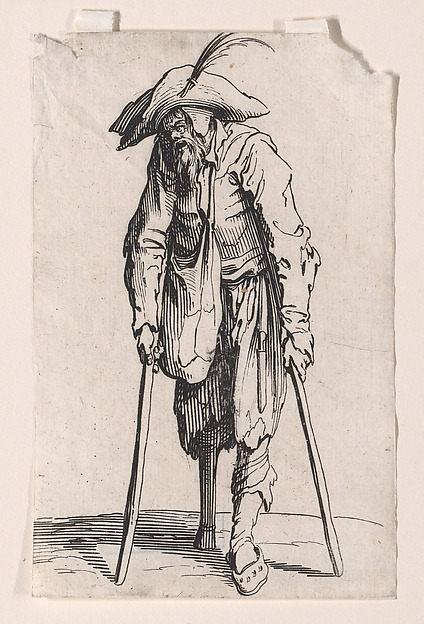 Le Mendiant a la Jambe de Bois (The Beggar with the Wooden Leg), from Les Gueux suite appelée aussi Les Mendiants, Les Baroni, ou Les Barons (The Beggars, also called the Barons)