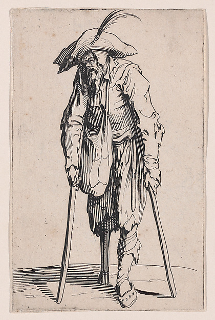Le Mendiant a la Jambe de Bois (The Beggar with the Wooden Leg), from Les Gueux suite appelée aussi Les Mendiants, Les Baroni, ou Les Barons (The Beggars, also called the Barons)