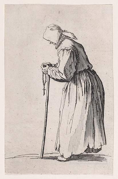 La Mendainte au Rosaire (The Beggar with a Rosary), from Les Gueux suite appelée aussi Les Mendiants, Les Baroni, ou Les Barons (The Beggars, also called the Barons)
