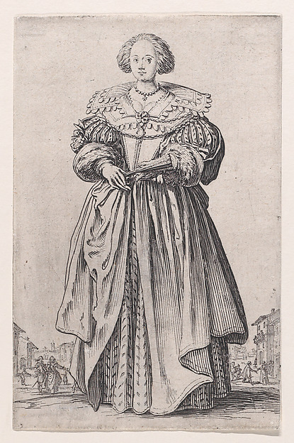 La Dame a l'Eventail (The Lady with a Fan), from La Noblesse (The Nobility)