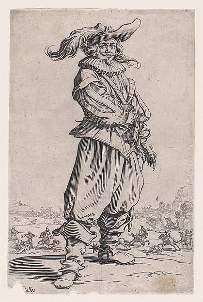 Le Guerrier au Chapeau Orné d'une Grande Plume (The Officer with a Large Feather in His Hat), from La Noblesse (The Nobility)