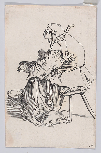 Copy of La Vieille aux Chats (The Old Woman with Cats), from "Les Gueux suite appelée aussi Les Mendiants, Les Baroni, ou Les Barons" (The Beggars, also called the Barons)