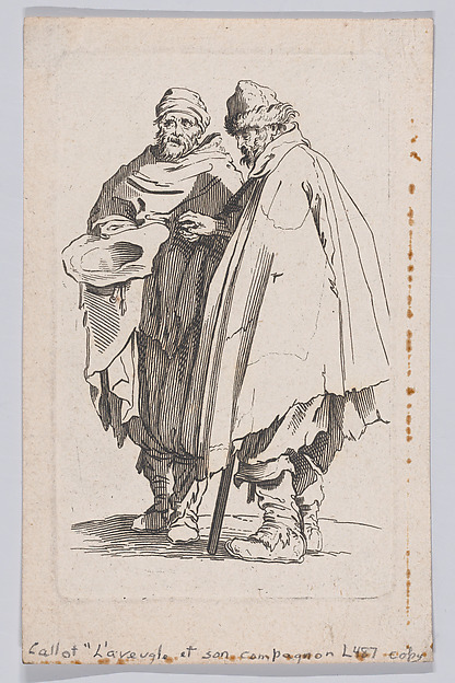 Copy of L'Aveugle et son Compagnon (The Blind Man and his Companion), from "Les Gueux suite appelée aussi Les Mendiants, Les Baroni, ou Les Barons" (The Beggars, also called the Barons)