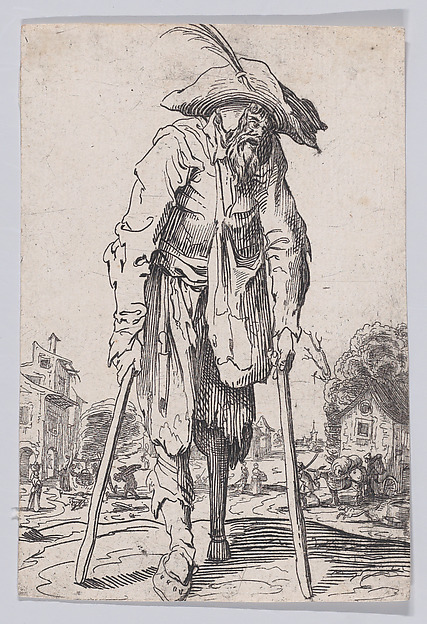 Reverse Copy of Le Mendiant a la Jambe de Bois (The Beggar with the Wooden Leg), from "Les Gueux suite appelée aussi Les Mendiants, Les Baroni, ou Les Barons" (The Beggars, also called the Barons)