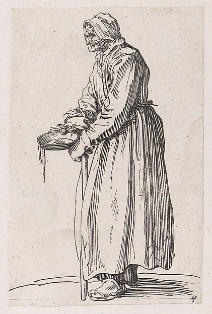 Reverse Copy of La Mendiante a La Sébille (The Female Beggar with The Begging Bowl), from Les Gueux suite appelée aussi Les Mendiants, Les Baroni, ou Les Barons (The Beggars, also called the Barons)