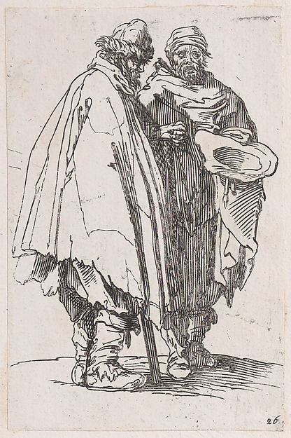 Reverse Copy of L'Aveugle et son Compagnon (The Blind Man and his Companion), from Les Gueux suite appelée aussi Les Mendiants, Les Baroni, ou Les Barons (The Beggars, also called the Barons)