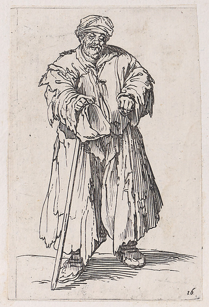 Reverse Copy of Le Mendiant Obèse aux Yeux Baissés (The Obese Beggar with Lowered Eyes), from Les Gueux suite appelée aussi Les Mendiants, Les Baroni, ou Les Barons (The Beggars, also called the Barons)