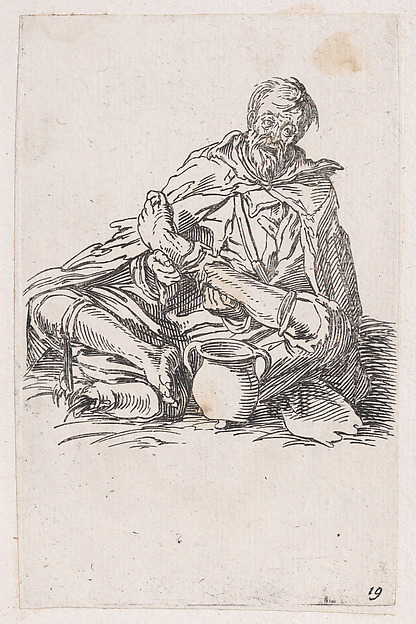 Reverse Copy of Le Malingreux (The Sickly Man), from Les Gueux suite appelée aussi Les Mendiants, Les Baroni, ou Les Barons (The Beggars, also called the Barons)
