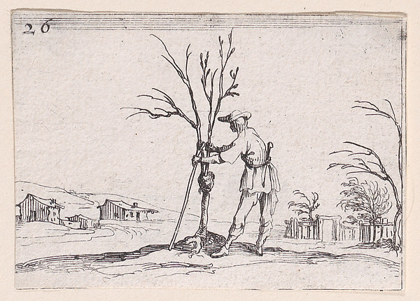 Le Jardinier Émondant un Arbuste (The Gardener Pruning a Shrub), from Lux Claustri ou La Lumière du Cloitre (The Light of the Cloisters), plate 26