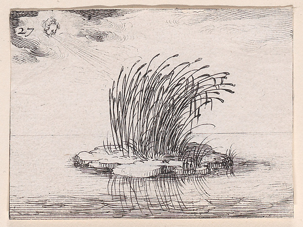 Les Roseaux et Le Vent (The Reed and The Wind), from Lux Claustri ou La Lumière du Cloitre (The Light of the Cloisters), plate 27