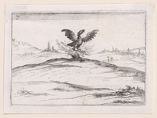 Le Phénix se Brulant (The Phoenix is Burning), from Lux Claustri ou La Lumière du Cloitre (The Light of the Cloisters), plate 7