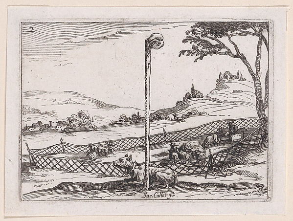 L'Oeil Vigilant (The Watchful Eye), from Lux Claustri ou La Lumière du Cloitre (The Light of the Cloisters), plate 2