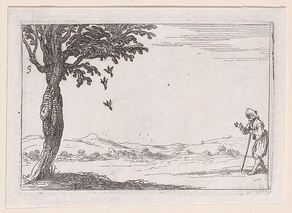Le Corbeau et ses Petits (The Raven and his Young), from Lux Claustri ou La Lumière du Cloitre (The Light of the Cloisters), plate 5