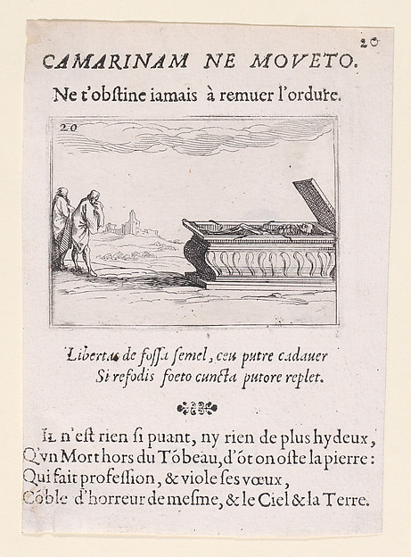 Le Tombeau (The Tomb), from Lux Claustri ou La Lumière du Cloitre (The Light of the Cloisters), plate 20