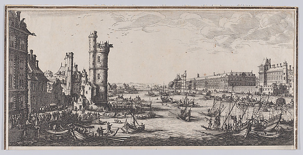 Copy of Vue du Louvre (View of the Louvre), from Les Deux Grandes Vues de Paris (The Two Large Views of Paris)