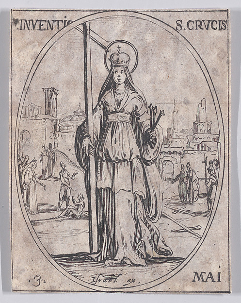 L'Invention de la Ste. Croix (The Invention of the True Cross), May 3rd, from "Les Images De Tous Les Saincts et Saintes de L'Année" (Images of All of the Saints and Religious Events of the Year)