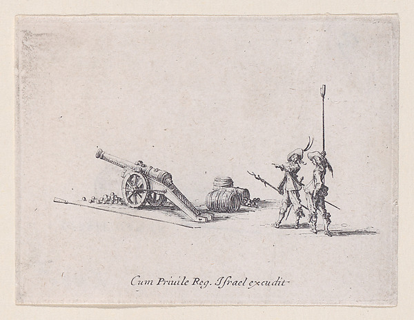 L'Exercice du Canon: La Preparation (Drill of the Cannon: The Preparation), from Les Exercices Militaires (The Military Exercises)