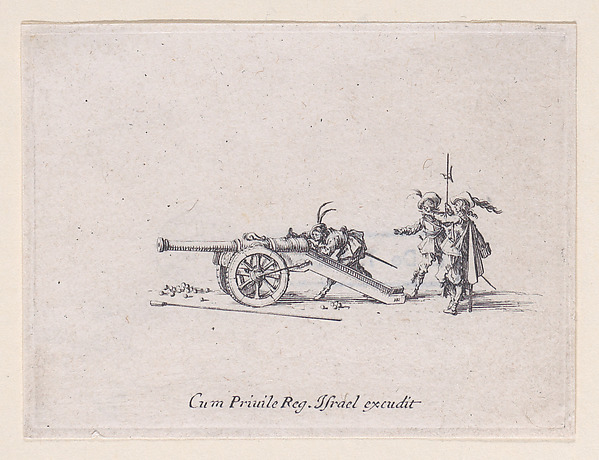 L'Exercice du Canon: Le Pointage (Drill of the Cannon: The Checking), from Les Exercices Militaires (The Military Exercises)