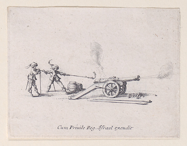 L'Exercice du Canon: Le Tir (Drill of the Cannon: The Shooting), from Les Exercices Militaires (The Military Exercises)
