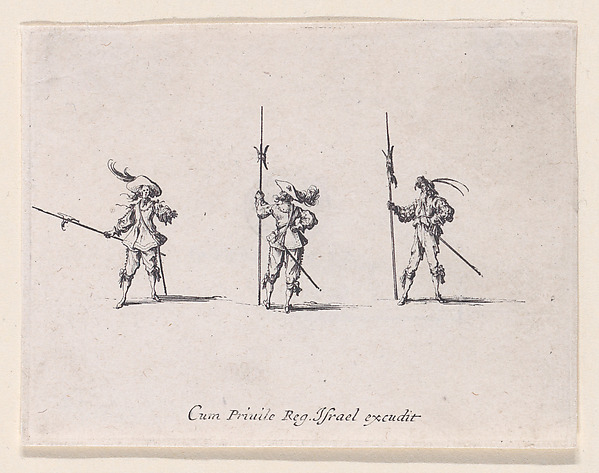 L'Exercice de la Hallebarde (Drill with Halberds), from Les Exercices Militaires (The Military Exercises)