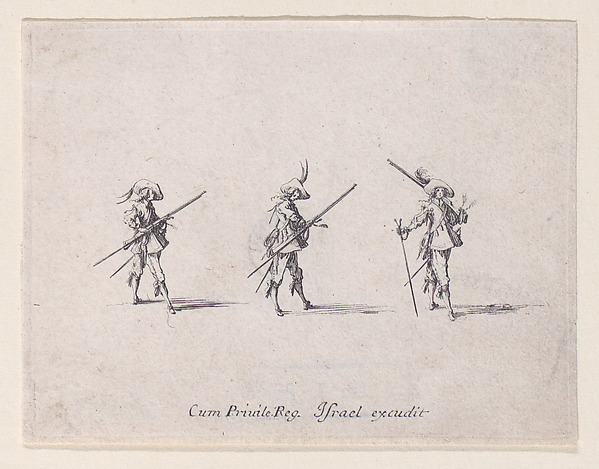 L'Exercice de L'Arquebuse: Le Maniement (Drill of the Arquebus: The Handling), from Les Exercices Militaires (The Military Exercises)