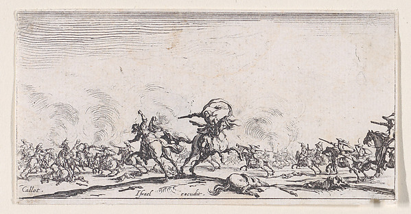Le Combat au Pistolet (The Combat with Pistols), from "Les Combats de Cavalerie" (The Cavalry Combats)