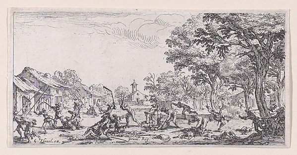 Le Revanche des Paysans (The Revenge of the Peasants), from Les Petites Misères de la Guerre (The Little Miseries of War), plate 5