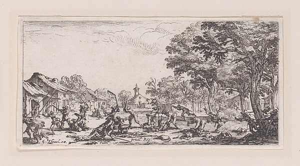 Le Revanche des Paysans (The Revenge of the Peasants), from Les Petites Misères de la Guerre (The Little Miseries of War), plate 5