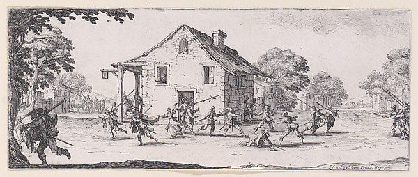 La Maraude (Pilfering), from "Les Misères et les Mal-Heures de la Guerre" (The Miseries and Misfortunes of War), plate 4
