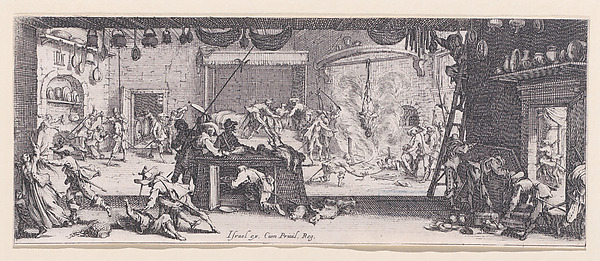 Le Pillage d'une Ferme, from "Les Misères et les Mal-Heures de la Guerre" (The Miseries and Misfortunes of War), plate 5
