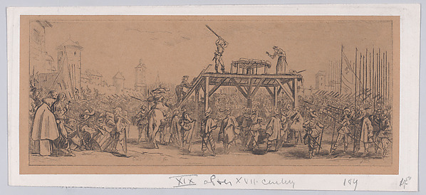 Copy of La Roue (The Wheel), plate 14 from "Les Misères et les Mal-Heures de la Guerre" (The Miseries and Misfortunes of War)