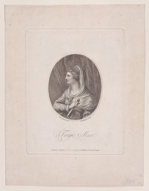 The Tragic Muse by Francesco Bartolozzi, The Metropolitan Museum of Art