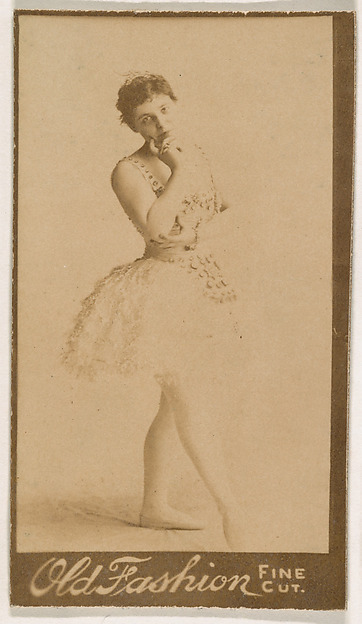 Ballerina, from the Actresses series (N664) promoting Old Fashion Fine Cut Tobacco