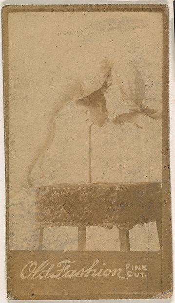 Acrobat, from the Actresses series (N664) promoting Old Fashion Fine Cut Tobacco
