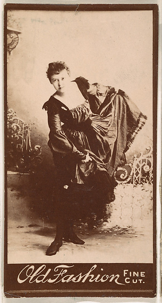 Dancing, from the Actresses series (N664) promoting Old Fashion Fine Cut Tobacco