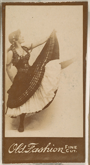 Dancer, from the Actresses series (N664) promoting Old Fashion Fine Cut Tobacco