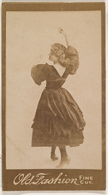 Dancer, from the Actresses series (N664) promoting Old Fashion Fine Cut Tobacco
