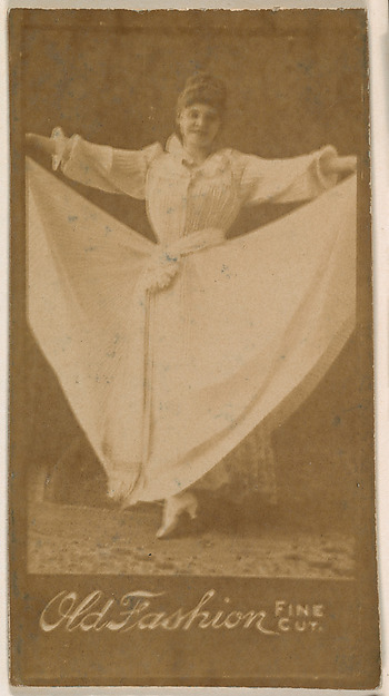 Dancer, from the Actresses series (N664) promoting Old Fashion Fine Cut Tobacco